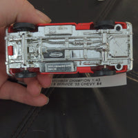 2003 Matchbox Champion Towing & Service Red '55 Chevy Truck - REPAINT 1:43 Scale