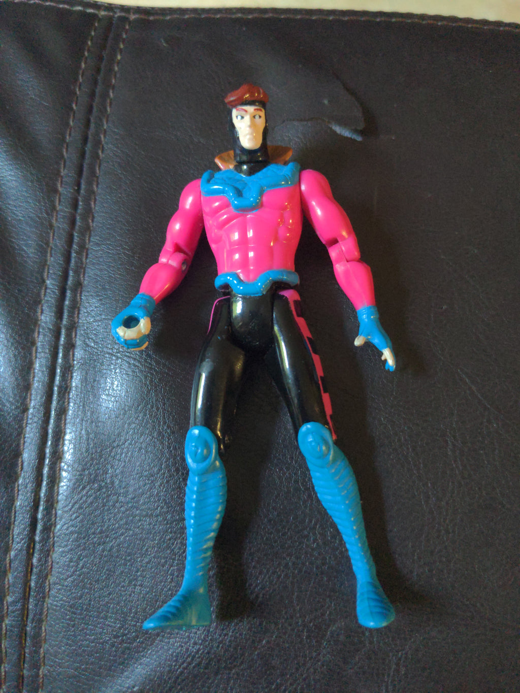 1992 Toybiz Marvel X-Men Power Kick Gambit Figure