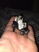 1998 Hot Wheels China Tee Off Golf Cart - Black & White Version Die-cast Car