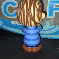 2002 PMI Peanuts Linus Figure from the Christmas Set - Blue Striped Outfit