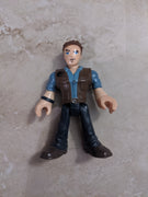 Imaginext Jurassic World Owen Chris Pratt Blue Shirt Version Figure