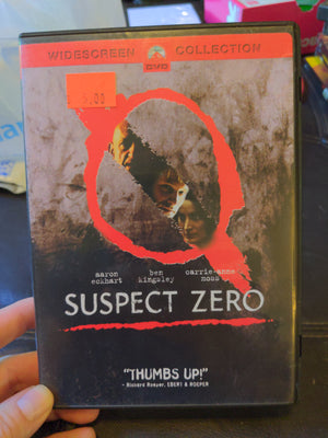 Suspect Zero Widescreen Collection DVD - Ben Kingsley - Aaron Eckhart - Carrie-Anne Moss
