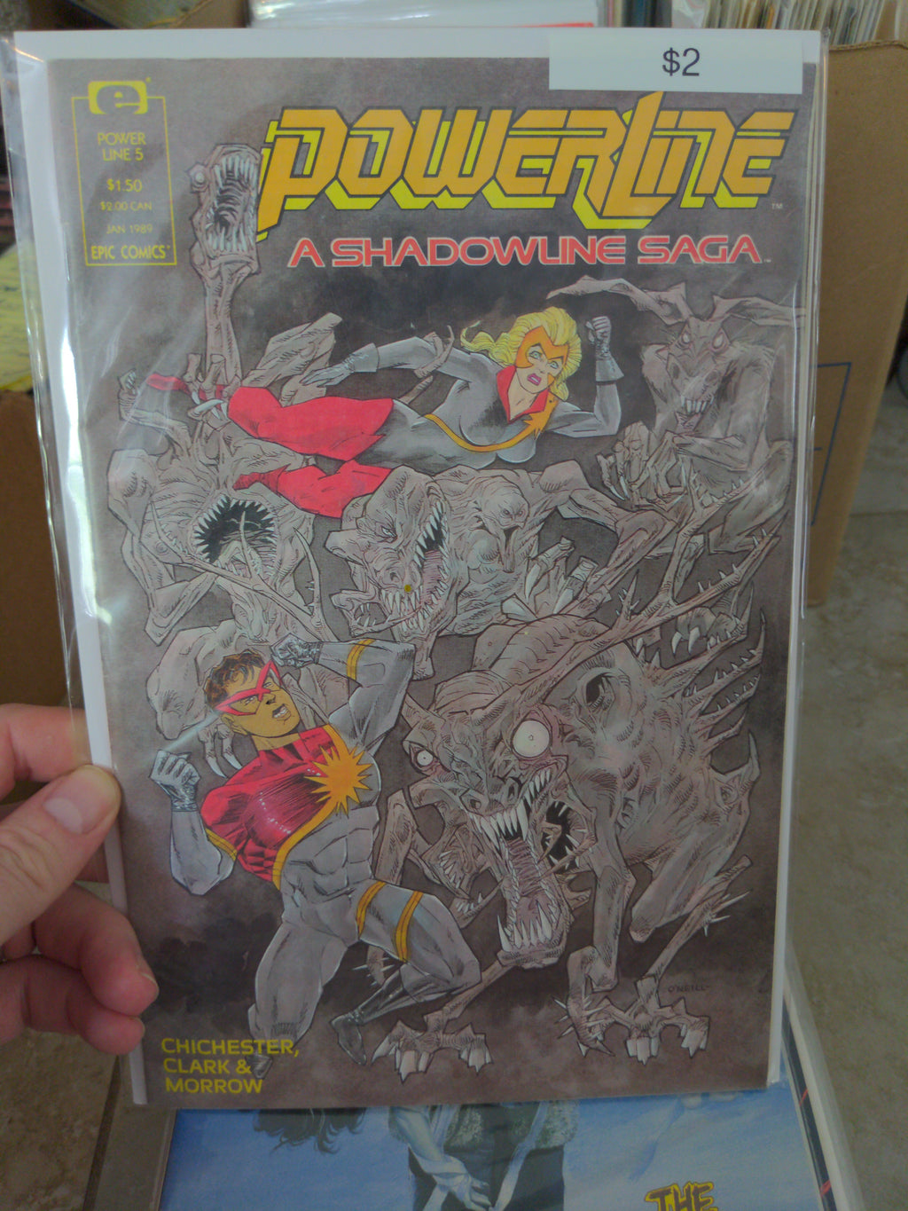 Powerline A Shadowline Saga #5 - Epic /Marvel Comics