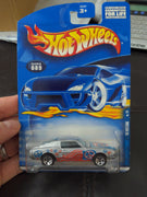 2001 Hot Wheels #89 Hippie Mobiles '68 Mustang Silver Sealed Car