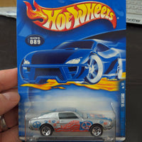 2001 Hot Wheels #89 Hippie Mobiles '68 Mustang Silver Sealed Car