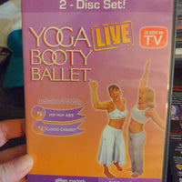 Yoga Booty Ballet Live - 2 DVD Set - Hip Hop Abs & Cardio Cabaret