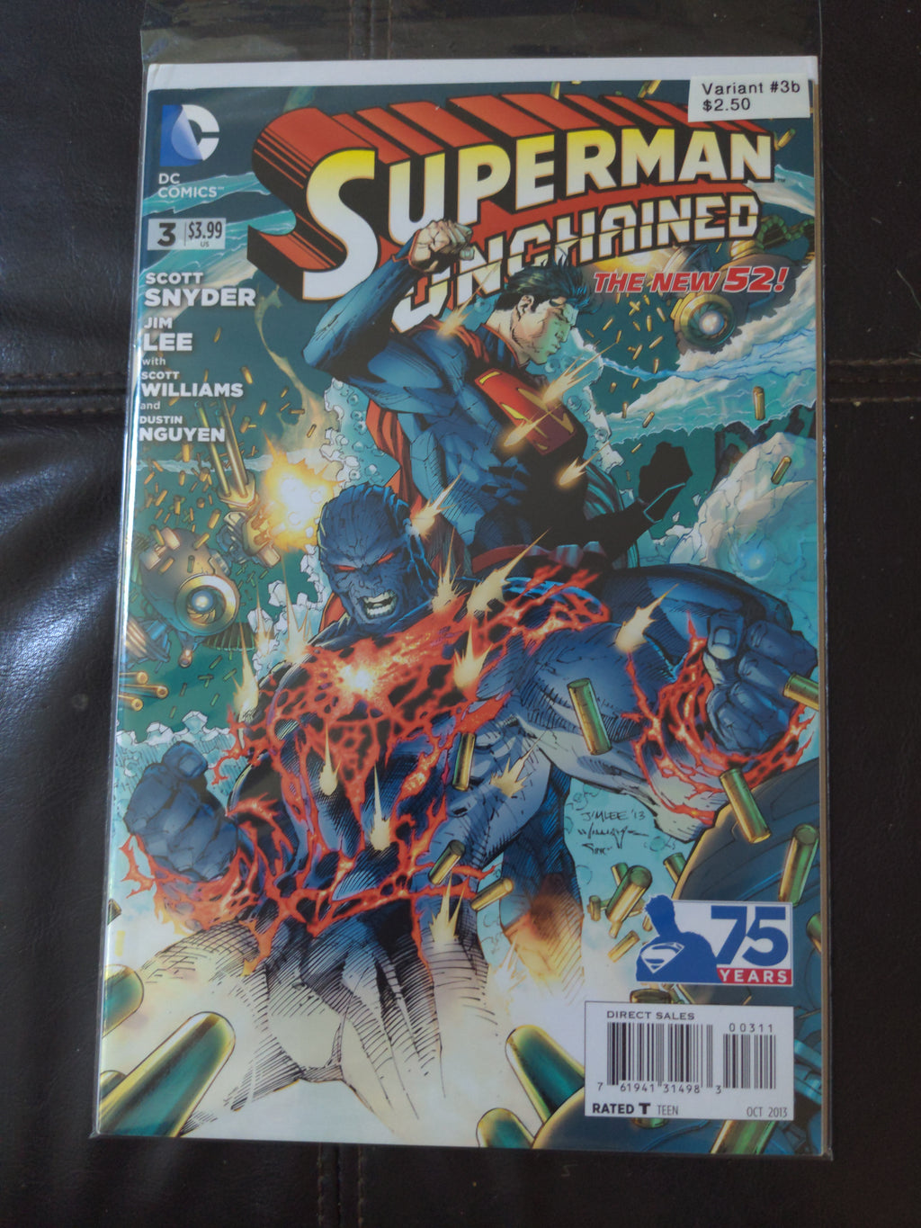 Superman Unchained #3 Variant b (from Combo Pack) DC Comics The New 52