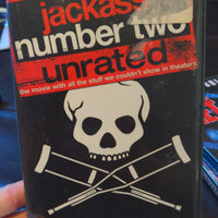 Jackass Number Two Unrated Widescreen MTV DVD - Johnny Knoxville - Bam Margera