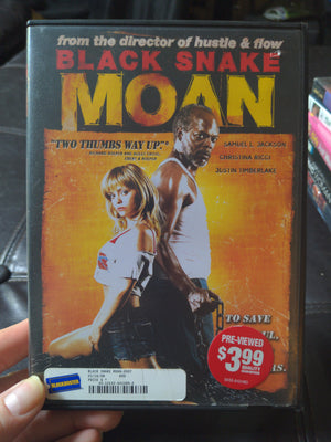 Black Snake Moan DVD - Samuel L. Jackson - Christina Ricci -Justin Timberlake