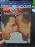 Anger Management Full Screen Edition DVD - Jack Nicholson - Adam Sandler