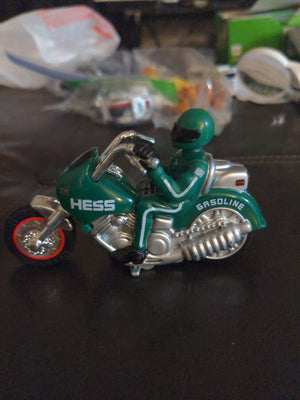2008 Hess Gasoline Motorcycle with Cyclist