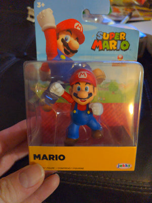 Jakks Nintendo World Of Mario Super Mario - Mario SEALED Figure 2.5