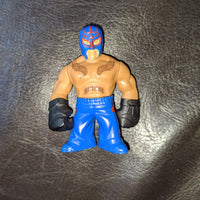 2010 WWE Rumblers Rampage Blue Super Jump Rey Mysterio Wrestling Figure