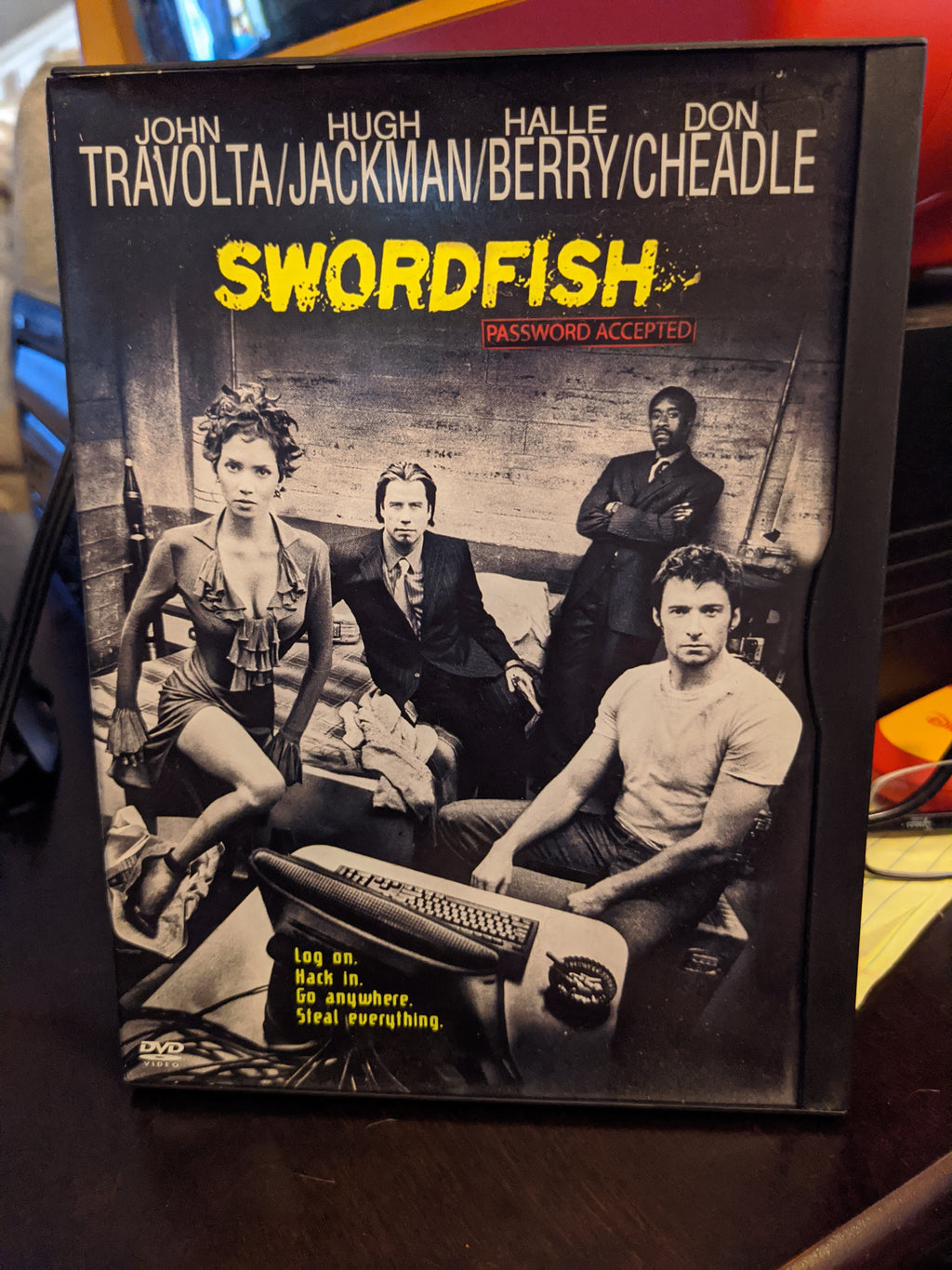 Swordfish Snapcase DVD - John Travolta Hugh Jackman Halle Berry Don Cheadle