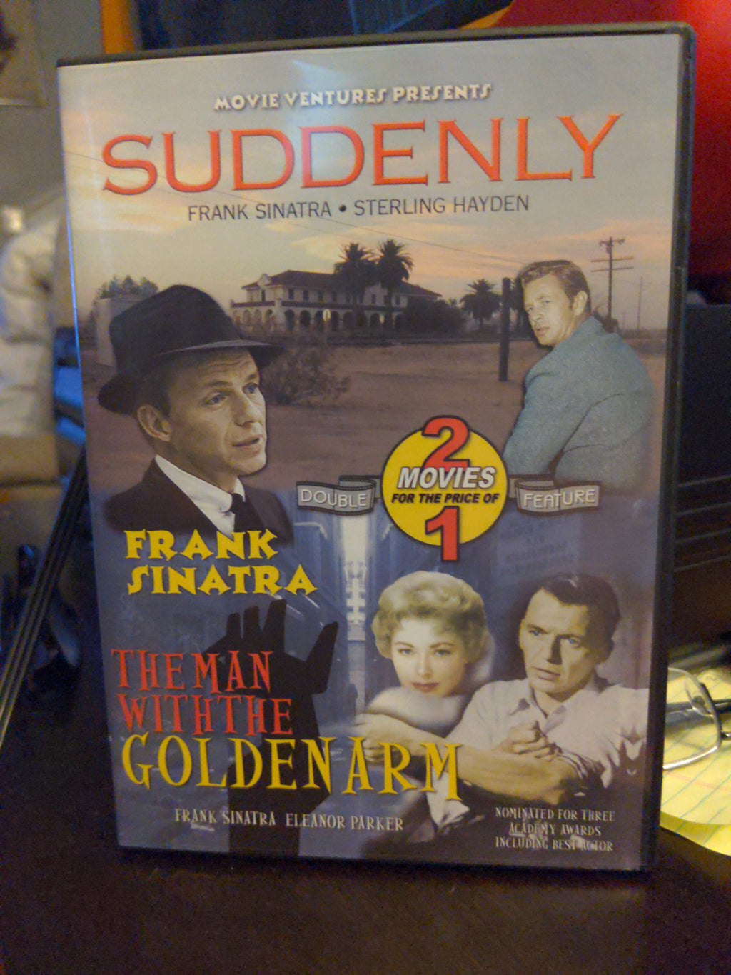 Frank Sinatra Double Feature DVD - Suddenly & The Man With The Golden Arm