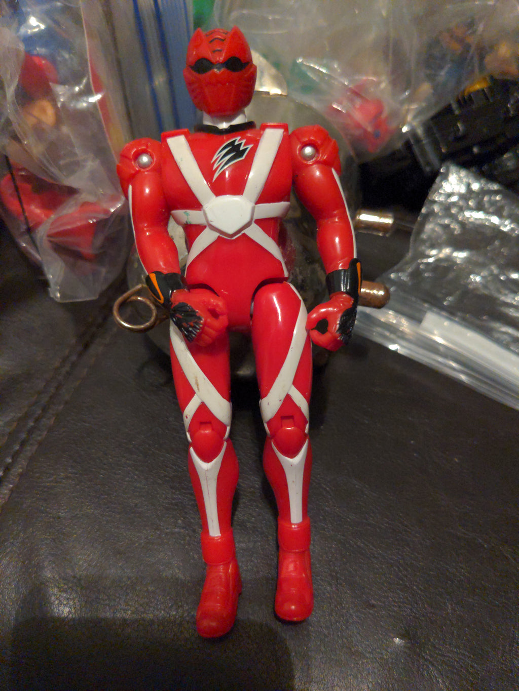 Power Rangers 5.5" Action Figure - Red Jungle Fury Ranger Toy