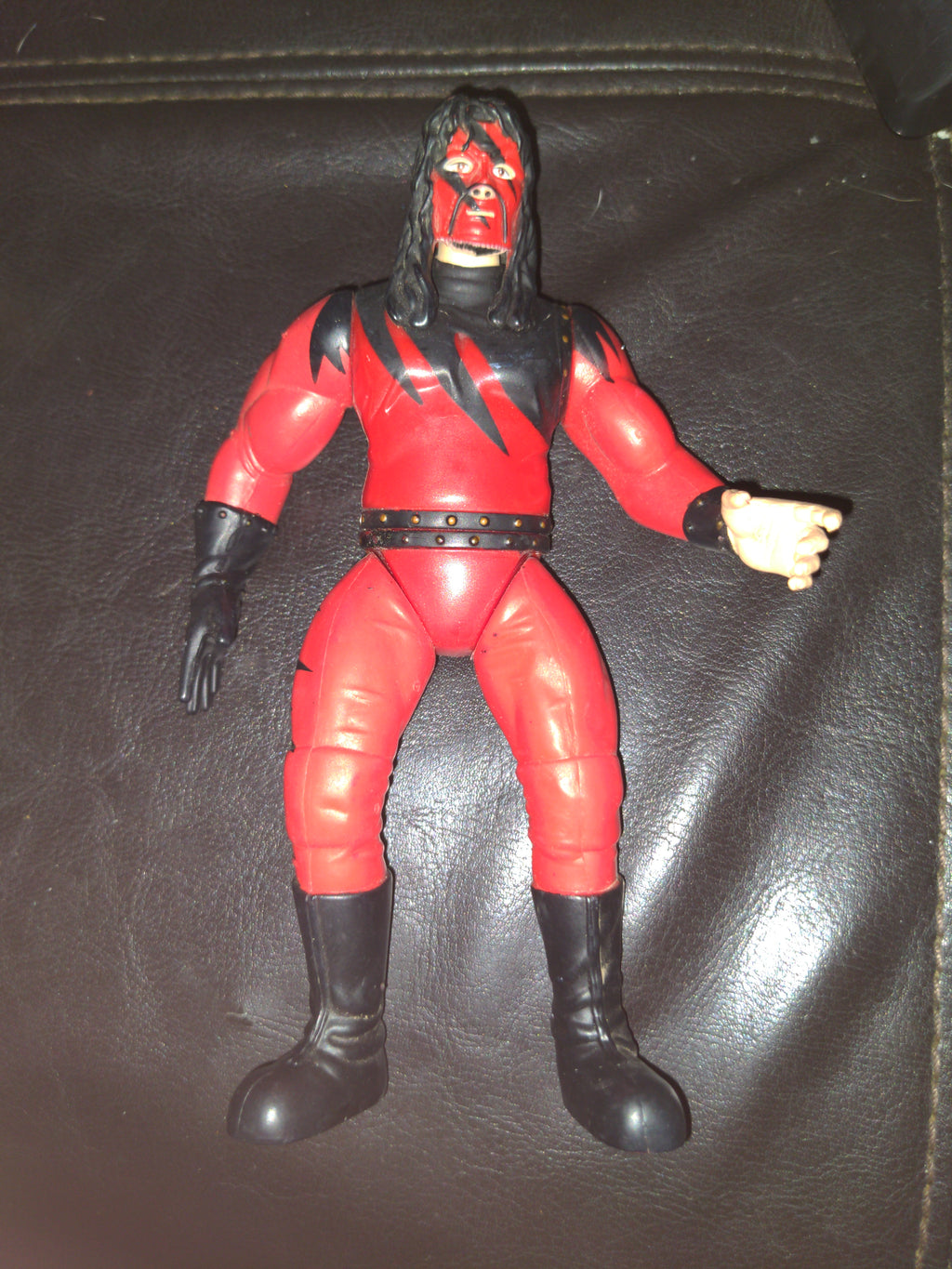 1998 Jakks Wrestlemania XV Fully Loaded Kane Figure Wrestling
