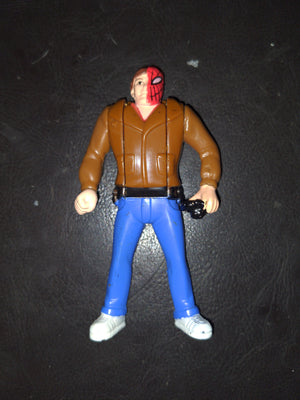 1995 Marvel Spiderman Peter Parker Spidey Sense Flip Head Figure