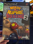 Playstation 2 PS2 Ready 2 Rumble Boxing Round 2 Complete in Case Videogame