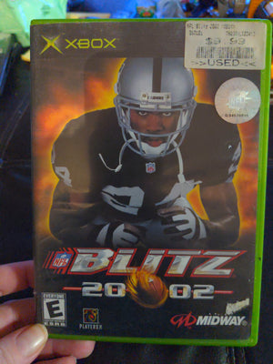 XBox NFL Blitz 2002 Football Videogame - Original Case & Disc