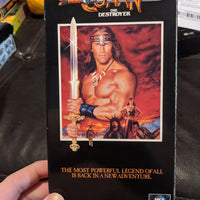 Conan The Destroyer MCA Universal VHS Tape - Arnold Schwarzenegger (1984)