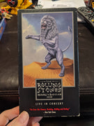 1998 Rolling Stones Bridges To Babylon Live In Concert Music VHS Tape Mick Jagger