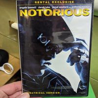 Notorious Theatrical Version Blockbuster Rental Exclusive DVD - B.I.G. - Angela Bassett