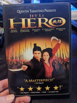 Hero - Quentin Tarantino DVD - Jet Li - Martial Arts