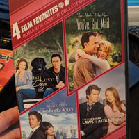 4 Film Favorites Romantic Comedy Collection DVD Set You've Got Mail Must Love Dogs