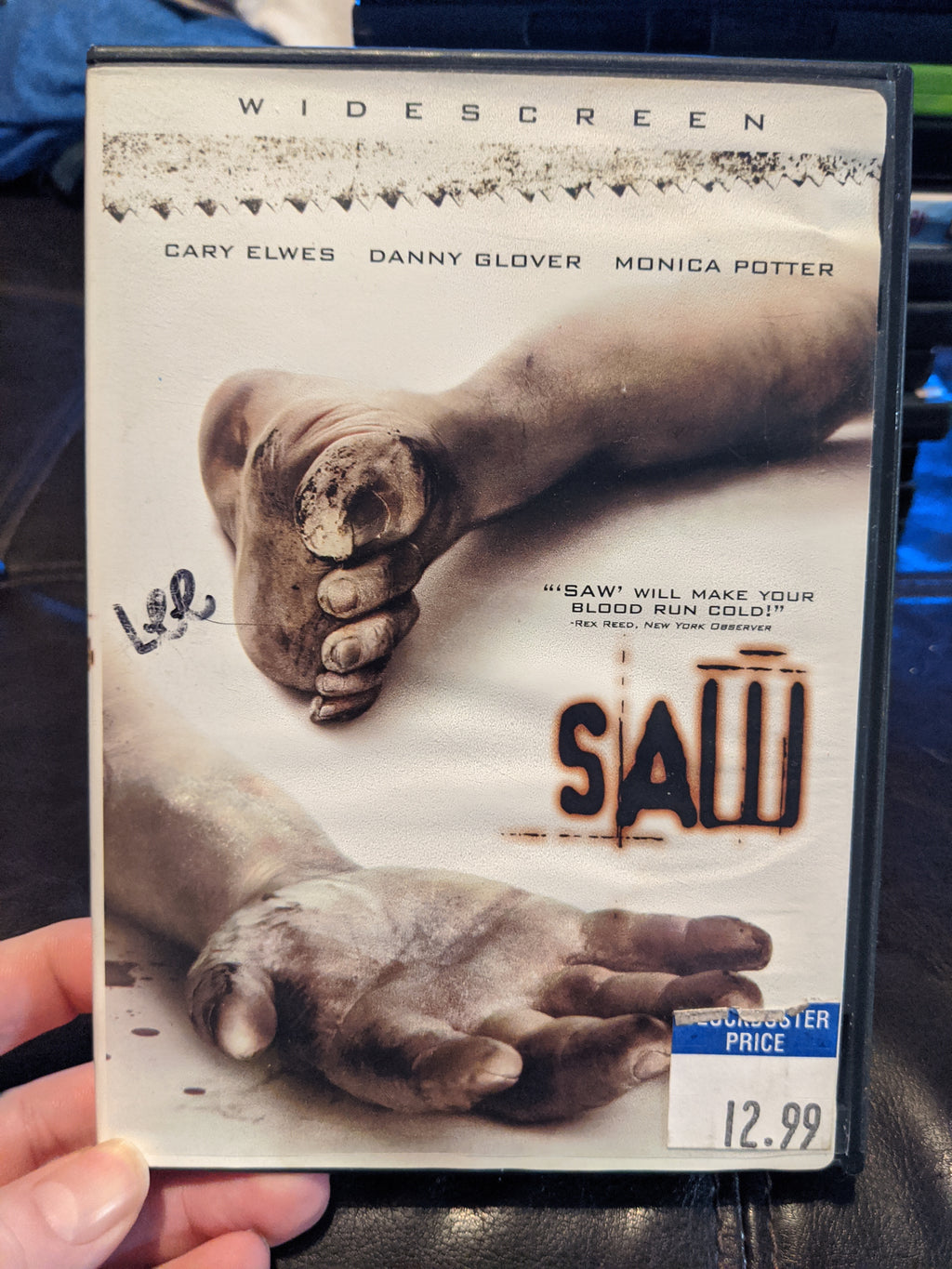 Saw Horror Widescreen DVD - Cary Elwes - Danny Glover - Monica Potter