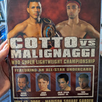 MSG Top Rank Boxing Miguel Cotto/Paulie Malignaggi Program w/Insert 6/10/06