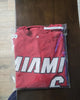 Adidas NBA Miami Heat #6 Lebron James Red XL T-Shirt