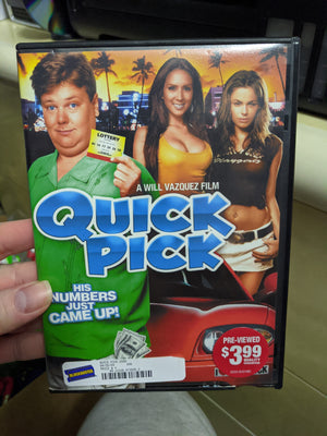 Quick Pick Comedy DVD - Will Vazquez Film - Rare OOP - John Bryant