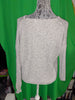 Brandy Melville Womens Bronx Cable Knit Sweater One Size gray crew neck