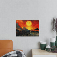 "The Road Towards Enlightenment" - Horizontal Poster Available in 4 Sizes - Matte Wall Decor